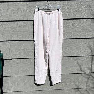 Bloomingdales Vintage 100% Silk Trouser Pants Women's Size 8
